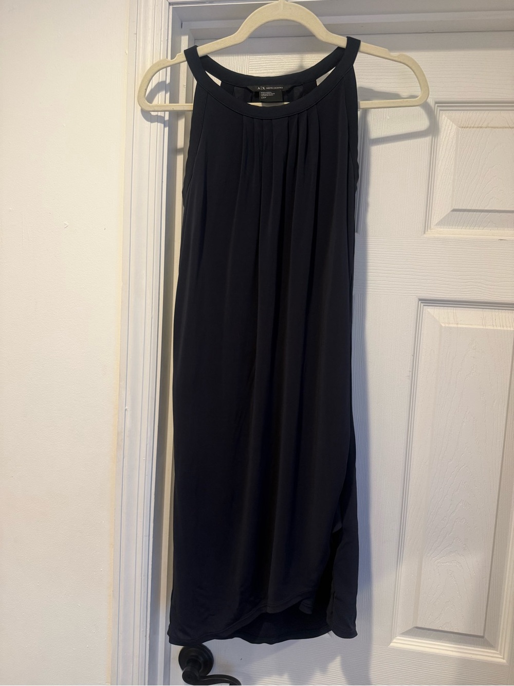Armani Exchange Navy Sleeveless Dress